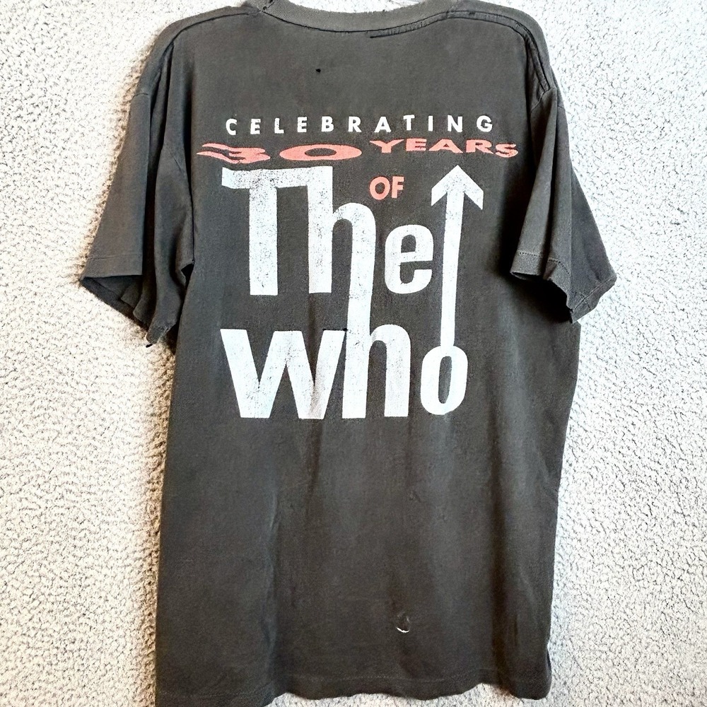 VTG 1993 The Who Celebrating 30 Years Of The Who T Shirt Size XL Single Stitch